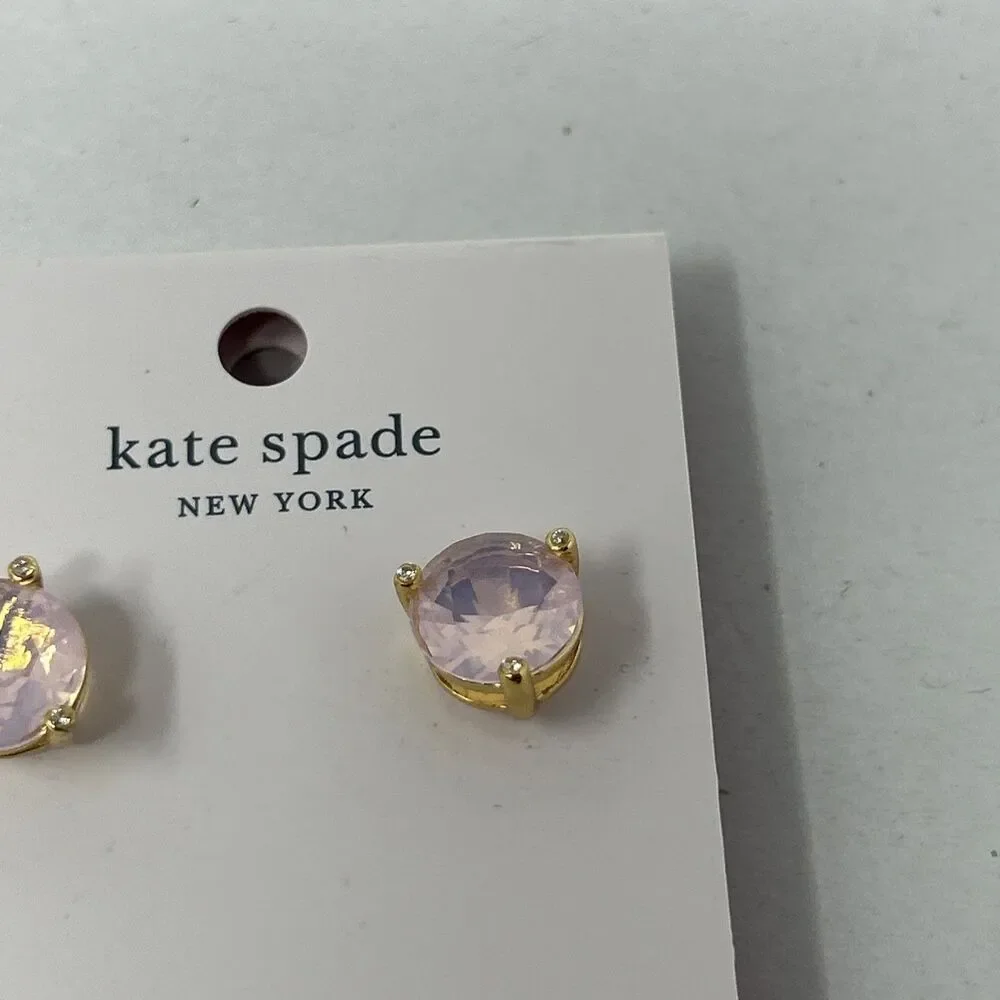 Kate Spade New York Rise And Shine Stud Earrings Pink Opal New